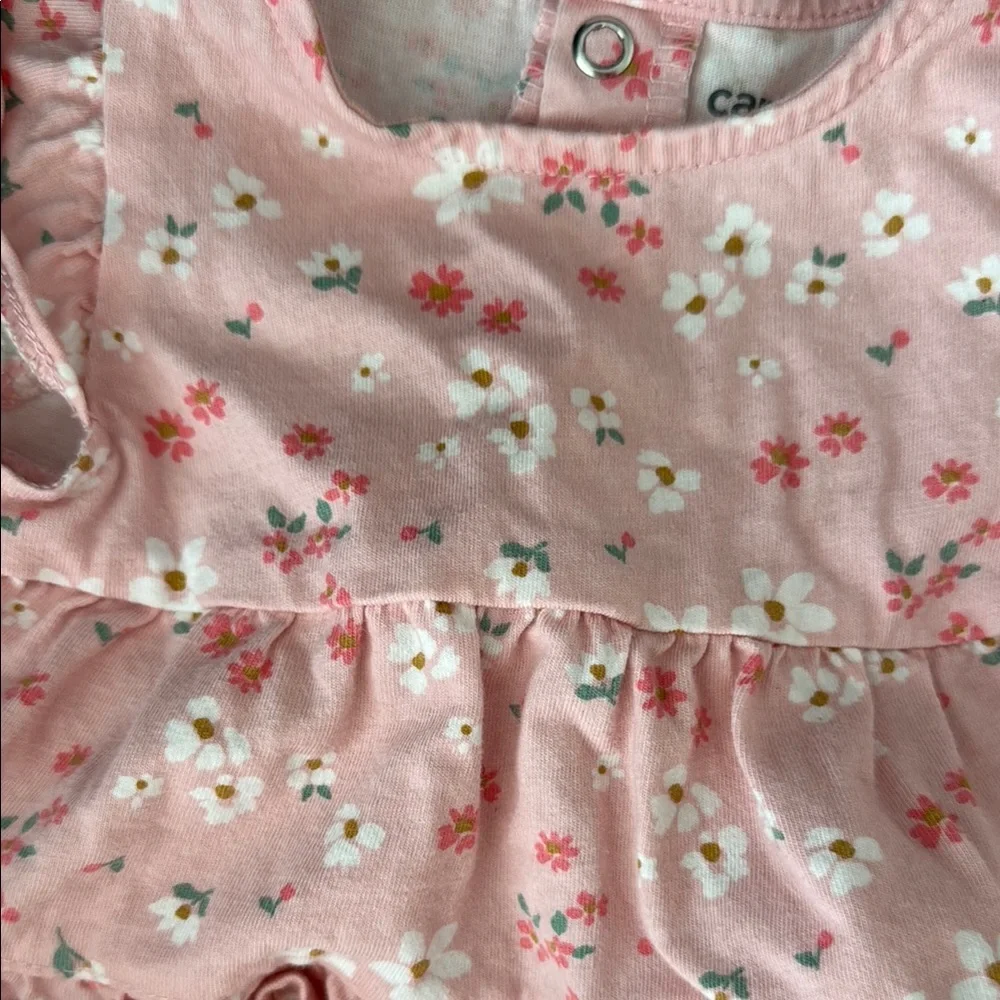 Carter's Pink Floral matching Set - 3 months - Picture 5 of 5